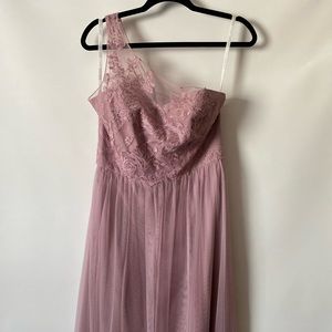One Shoulder Bridesmaid Dress